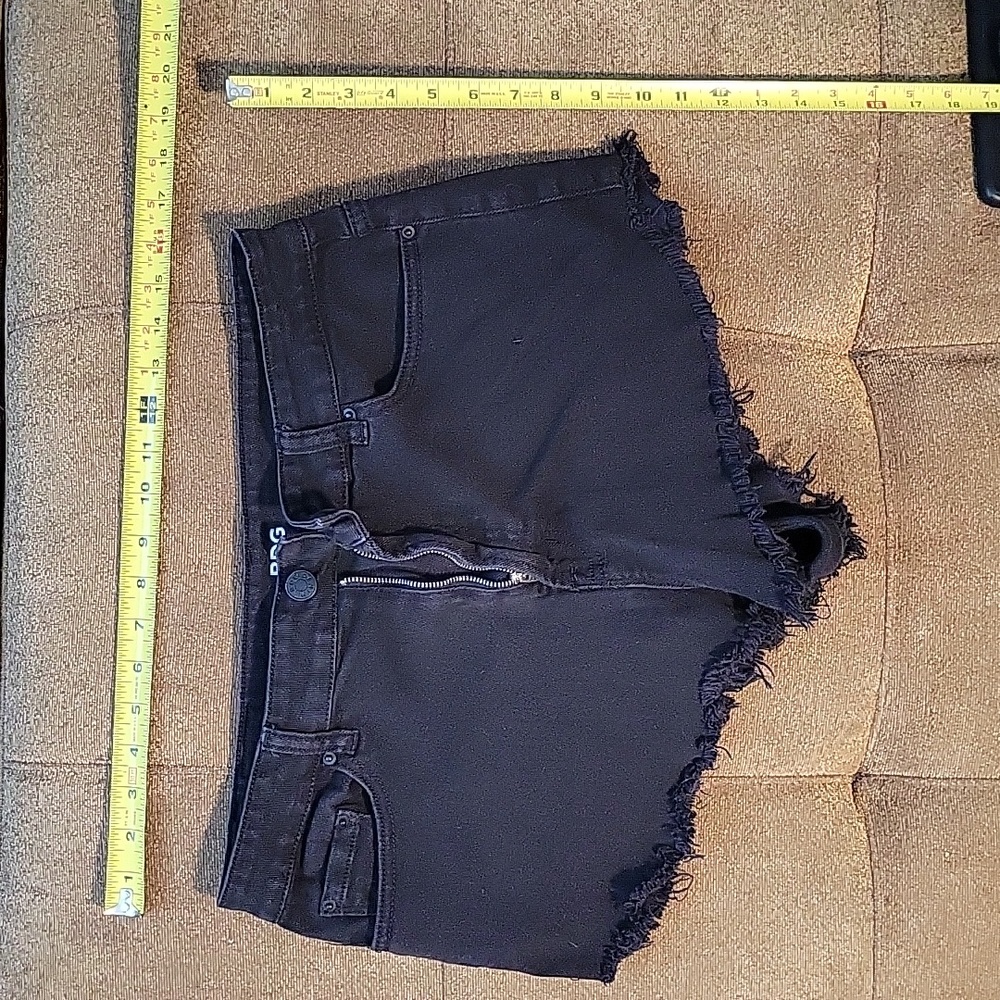 BDG Super Hise Rise Dolphin Shorts Black